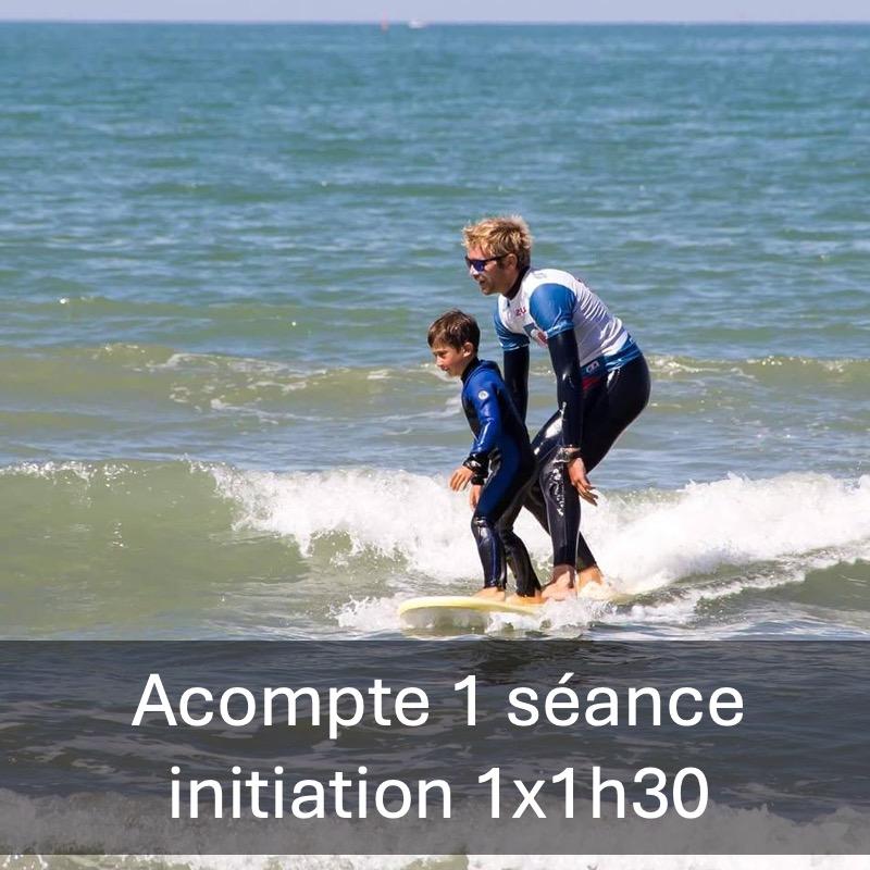 Test juin Acompte 1 séance surf initiation 1x1h30